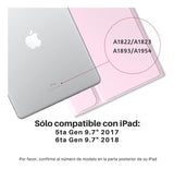 Carcasa iPad 5/6 Gen 9.7 Con Teclado + Lamina Paperlike