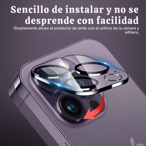 Lamina Protectora De Cámara Para iPhone Varios Modelos