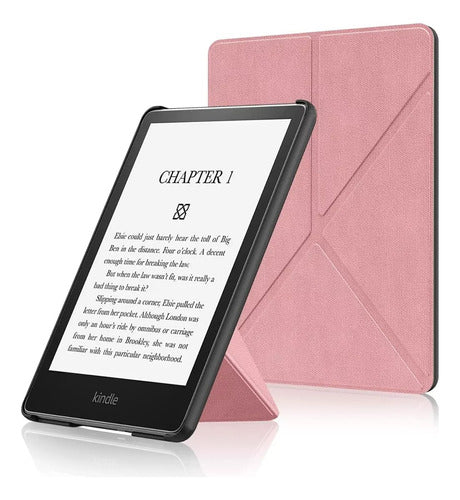 Funda Smart Kindle 2022 6.0 11va Gen Lujo Microfibra +lamina