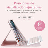 Carcasa iPad 5/6 Gen 9.7 Con Teclado + Lamina Paperlike