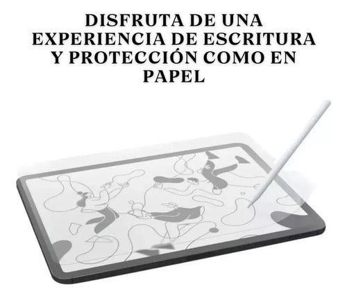 Funda Para iPad 9 10.2 C/espacio Pencil + Lamina Paperlike