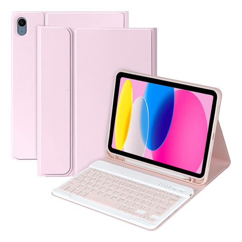 Carcasa iPad Air 4/5 Gen 10.9 Con Teclado + Lamina Paperlike