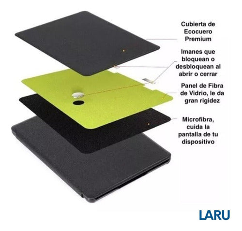 Funda Premium Microfibra + Lamina Kindle 2024 6.0 11va Gen