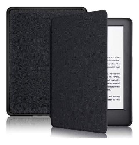 Funda Premium Microfibra + Lamina Kindle 2024 6.0 11va Gen