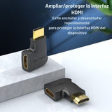 Adaptador Hdmi 2.0 Macho A Hembra 270 Grados Vention Premium - Laru