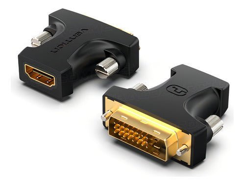 Adaptador Plug Hdmi Para Dvi (24+1) 1080p 60hz Bidirecional - Laru