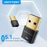 Adaptador Receptor Bluetooth 5.1 Vention Usb Notebook Bt - Laru