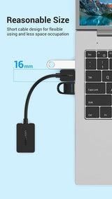 Adaptador Tarjeta Sonido Audio Usb 2 Puertos Vention Premium - Laru