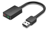 Adaptador Tarjeta Sonido Audio Usb 2 Puertos Vention Premium - Laru