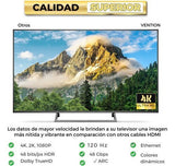 Cable Hdmi 2.0 10 Metros Vention Premium Certificado 4k - Laru