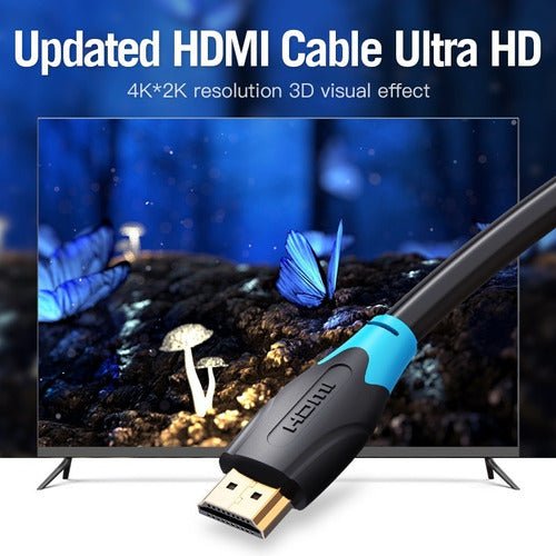 Cable Hdmi 2.0 5 Metros Vention Premium Certificado 4k 60hz - Laru