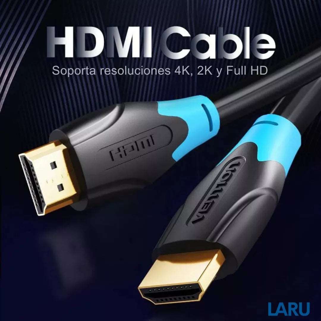 CABLE HDMI 2.0 CERTIFICADO VENTION 4K A 60HZ - Laru