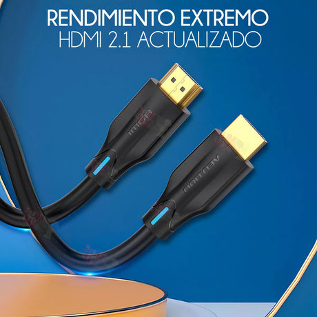 Cable HDMI 2.1 Vention 1.5m Certificado 8K - 60Hz 4K - 240Hz 48Gbps Aluminio - Laru