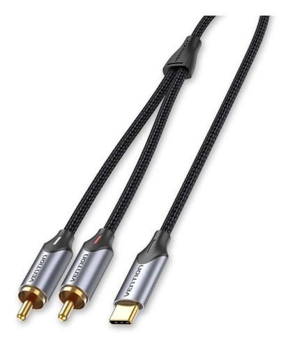 Cable Usb - c Macho A 2rca Macho De 2 M Vention Bughh - Laru