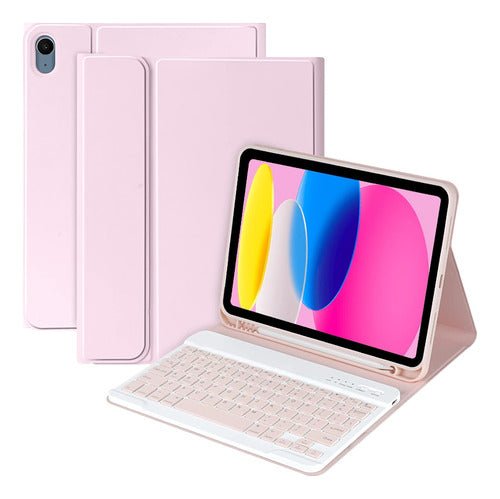 Carcasa iPad 7/8/9 Gen 10.2 Con Teclado + Lamina Paperlike - Laru