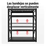 Estante Metálico Laru Racks 200x60x200cm 1200kg Heavy Duty - Laru